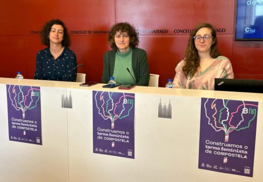 O Concello de Santiago lanza a campaña “Construamos o termo feminista de Compostela” e distingue varias mulleres vinculadas coa cidade polo 8 de marzo